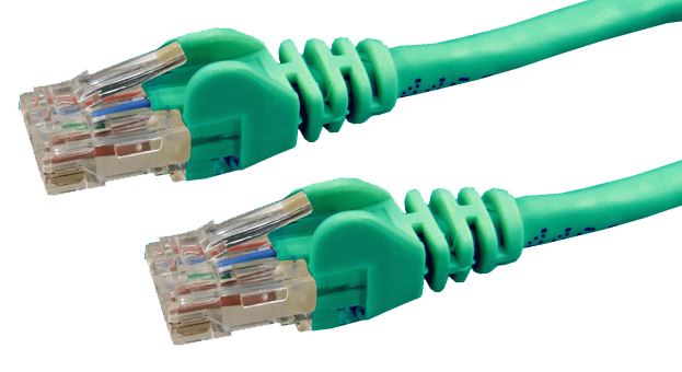 Patch Lead - 0.2m Green