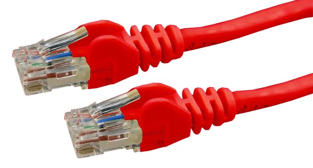 Patch Lead - 1m Red